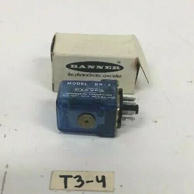 New! Banner Deltrol Relay Model BR-2 120/240Vac 12Vdc *Fast Shipping* Warranty! Main Image