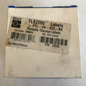 *NEW OPEN BOX* BRADY PTL-24-423-BK Portable Thermal Labels - Image 2
