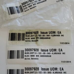 *NEW* LOT OF 4 Krones 0-122-03-040-6 Shaft Bushings 0122030406 1" + Warranty! - Image 9