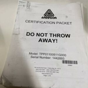 New Anderson Pressure Transmitter TPP01100511G000 0/50 Psig 40vdc - Image 5