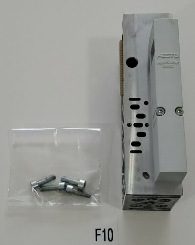 *NEW* Festo VABV-S4-2S-G18-2T2 Manifold Sub-Base 539224 w/ VABB-S4-2-WT Warranty Main Image
