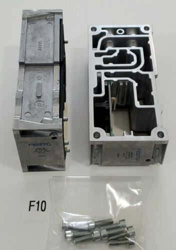 *NEW* LOT OF 2 Festo VABV-S4-2S-G18-2T2 Manifold Sub-Bases 539224 + Warranty! Main Image