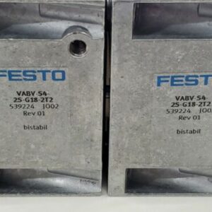 *NEW* LOT OF 2 Festo VABV-S4-2S-G18-2T2 Manifold Sub-Bases 539224 + Warranty! - Image 7