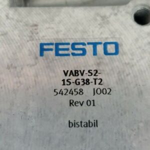 *NEW* FESTO VABV-S2-1S-G38-T2 Pnuematic Manifold Sub-Base + Warranty! Never Used - Image 7