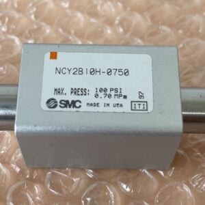 NEW NO BOX- SMC NCY2B10H-0750 Rodless Cylinder 1/2" Bore 7.5" Stroke 100PSI Max - Image 2