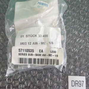 ποΈ Festo M02 12 AW-ME-1/8 33 406 Series Sub-Base *WARRANTY+ πΊπΈ SHIPPED* - Image 1