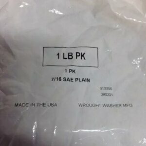 NEW 7/16 SAE Plain Wrought Washer (1 LB PACK) Lot Of 6 *Warranty*Fast Shipping* - Image 3