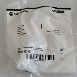 *NEW IN BAG* LOT OF 2 Allen-Bradley 800T-N298G Ser U Green Illuminated Knobs - Image 3