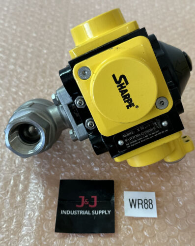 BRAND NEW- SHARPE X50-M SR6 Pneumatic Actuator W/ 3/4” 2000WOG Valve | FASTSHIP! Main Image
