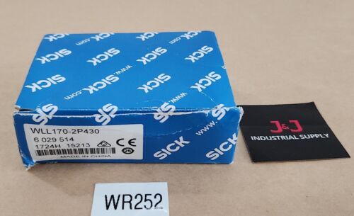 *BRAND NEW* SICK WLL170-2P430 Fiber Optic Sensor 10-30Vdc + Warranty! Main Image