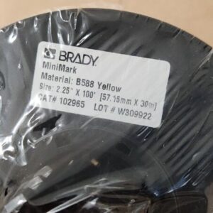 *NEW* Brady B588 Yellow Labeling Tape 2.25" x 100Ft 102965 Y828040 + Warranty! - Image 5