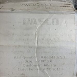 New Pasco DGR-24407SS Pneu-Roll Air Bearing Separator Roller 2-1/8”X 6" - Image 5