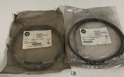 Allen Bradley 43GT-TQS25ML Photoelectric Sensor Switch Fiber Cable (Lot Of 2) Main Image