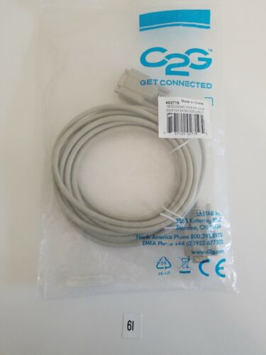 *NEW IN BAG* C2G 15ft Economy HD15 SVGA M/F Monitor Extension Cable Main Image
