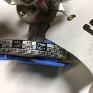 New Kitz 150UTAM (C) Valve 1/2" Class 150 Body CF8M Warranty! Fast Shipping! - Image 3