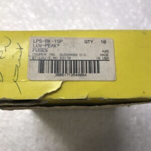 Cooper Bussmann Duel-Element Time -Delay Fuse LPS-RK-1SP 600 VAC Or Less 300VDC - Image 4