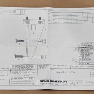 *BRAND NEW* Jamesbury LK-1358 Linkage Kit 1358 🇺🇸 Made & Shipped + Warranty! - Image 13