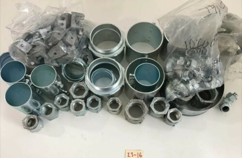 T&B Parts Lot 3/4 2” 3” Conduit Connectors Galvanized Main Image