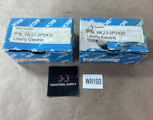 (2) SEE DESCRIPTION- SICK WL23-2P2430P02 Compact Photoelectric Sensor | FASTSHIP Main Image