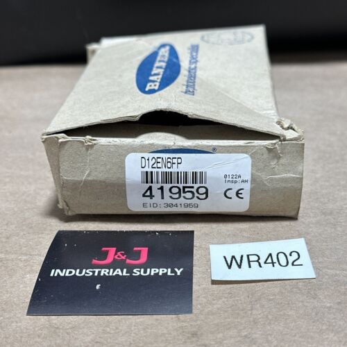 *BRAND NEW* Banner D12EN6FP Teach Mode Fiber Optic Sensor DC 41959 + Warranty! Main Image