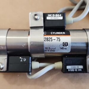 *PREOWNED* SMC CDM2B25-75 Cylinder w/ [3] SMC D-B64 Auto Switches + Warranty! - Image 4