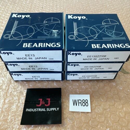 (6) NEW SEALED- Koyo EE13 Single Row Ball Bearing (R-24) || FAST SHIPPED 🇺🇸 Main Image