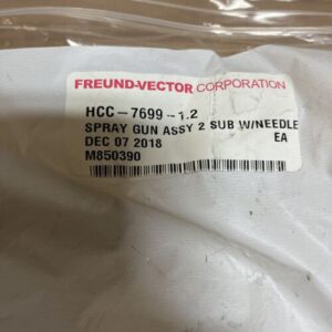 New Freund Vector Spray Gun Assembly Sub/needle HCC-7699-1.2 Warranty 🇺🇸 - Image 2