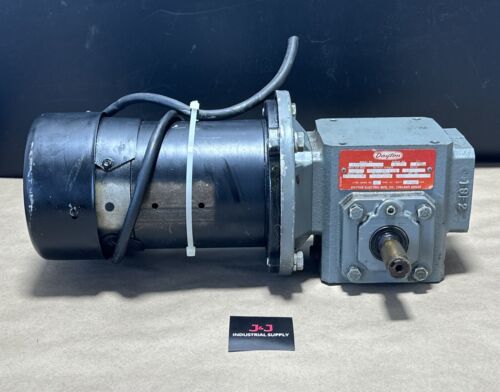 Dayton DC Motor 2M167D 1/4Hp 1725RPM W/ 4Z006C Dayton Reducer 10:1 Ratio 🇺🇸 Main Image