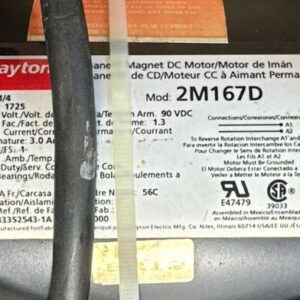 Dayton DC Motor 2M167D 1/4Hp 1725RPM W/ 4Z006C Dayton Reducer 10:1 Ratio 🇺🇸 - Image 3