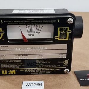 *NEW* Universal Flow Monitors SN-ASB7GM-4-315V.884-A1NL-ZSC-3D Monitor +Warranty - Image 1