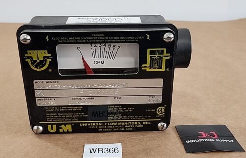 *NEW* Universal Flow Monitors SN-ASB7GM-4-315V.884-A1NL-ZSC-3D Monitor +Warranty Main Image