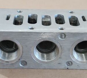 *NEW SURPLUS* Bosch Rexroth P68420 Valve Subbase Manifold 5-Port + Warranty! - Image 2