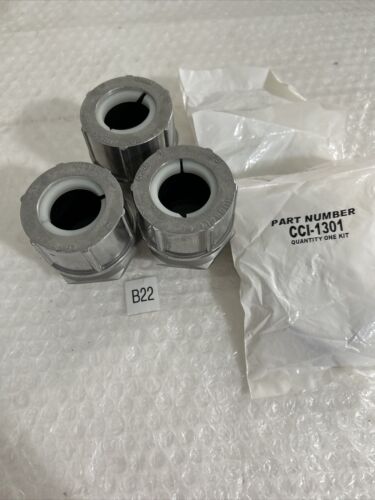 (3) Hubbell Form F5 Straight Male Cord Connector W/ (3) Kit- CCI-1301 Main Image