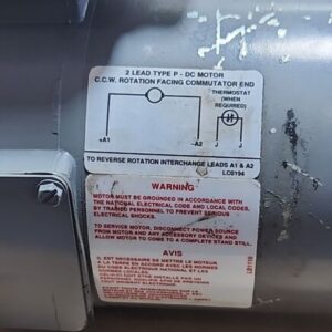 *PREOWNED* Boston Gear PM950AT-B Permanent Magnet DC Motor 90V .5Hp + Warranty! - Image 6