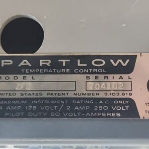 *NEW* Partlow ZF2 Temperature Control 4A 125V 2A 250V [MISSING DIAL] + Warranty! - Image 7