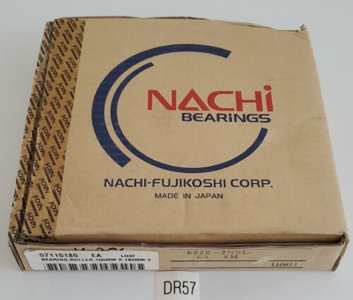 *NEW SEALED* Nachi 6220-2NSL C3 XM Single Row Ball Bearing 110811 + Warranty! Main Image