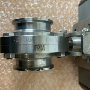 USED- Flowserve B063S07 Pneumatic Valve Actuator W/ 1.4404 DN2 PN10 SS Butterfly - Image 3