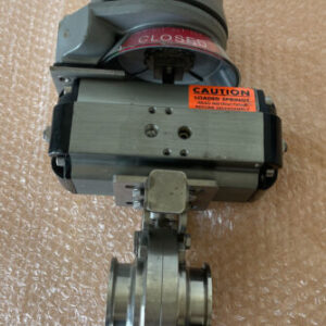 USED- Flowserve B063S07 Pneumatic Valve Actuator W/ 1.4404 DN2 PN10 SS Butterfly - Image 8