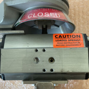 USED- Flowserve B063S07 Pneumatic Valve Actuator W/ 1.4404 DN2 PN10 SS Butterfly - Image 9