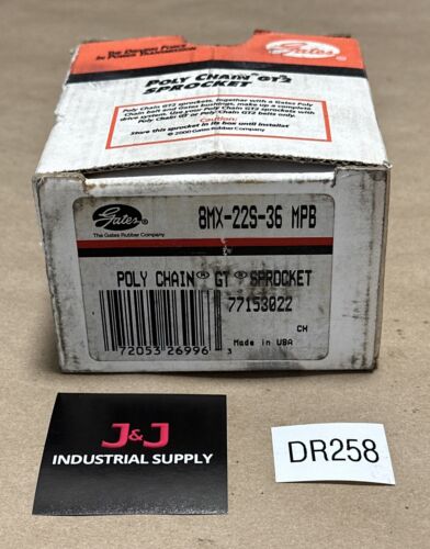 NEW IN BOX - Gates Poly Chain GT Sprocket 8MX-33S-21 1610 77182033 || WARRANTY! Main Image