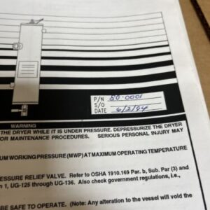 New Van Air Systems Deliquescent Compressed Air Dryer Model D4 S/W Warranty 🇺🇸 - Image 5