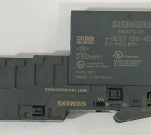 *PREOWNED* SIEMENS 6ES7 193-4CA50-0AA0 TERMINAL MODULE W/ 6ES7 138-4DF01-0AB0 - Image 2