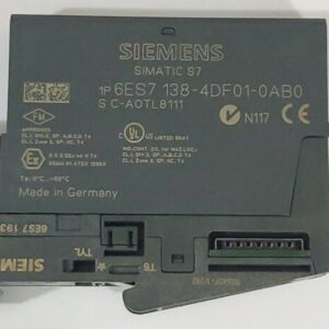 *PREOWNED* SIEMENS 6ES7 193-4CA50-0AA0 TERMINAL MODULE W/ 6ES7 138-4DF01-0AB0 - Image 3
