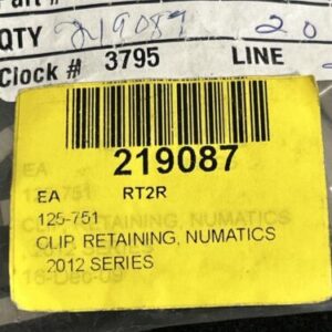 Numatics 125-751 Retaining Clip (Lot Of 20)Fast Shipping! +Warranty - Image 2
