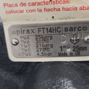 *NEW* Spirax Sarco FT14HC 1" 25mm Cast Iron Float Thermostatic Trap + Warranty! - Image 3