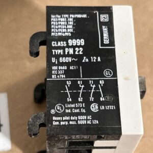 (5) Square D 9999 PN22 Aux. Contacts (1) W/ No Box) + Warranty - Image 3