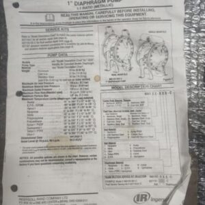 🆕️ Ingersoll-Rand 637119-22-C Diaphragm Pump Repair Kit ⚡️🇺🇸 SHIP+WARRANTY - Image 6