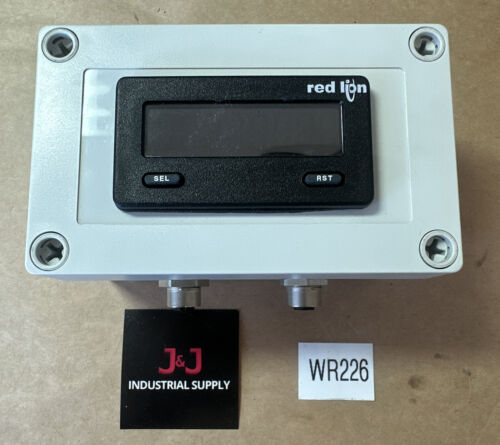 PREOWNED Red Lion Control CUB5 Count Rate Indicator Stainless Panel Mount Meter Main Image