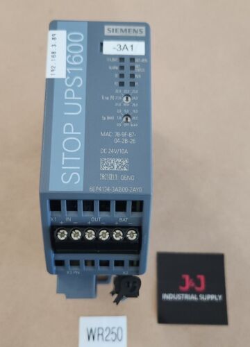 PREOWNED Siemens 6EP4134-3AB00-2AY0 Power Supply SITOP UPS1600 24Vdc + Warranty! Main Image