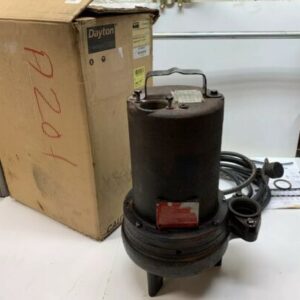 Dayton 1-1/2 HP 2" 4HU87 Submersible Sewage Pump 480V *Warranty* - Image 1